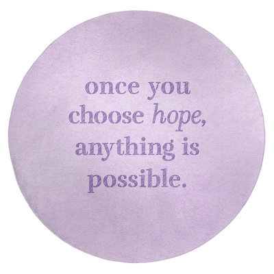 Quotes Chenille Indoor Rug