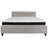 Aluino Button Tufted Platform Bed with Memory Foam Pocket Spring Mattress-485521783-485521780