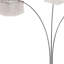 Floor Lamp With Three Hanging Crystal Shades