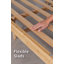 Structure de lit simple 14 po en bois massif TG, structure de lit plateforme avec support à lattes en métal, aucun sommier nécessaire, assemblage facile, couleur bois-1679514538