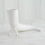 Cornucopia Vase-Matte White