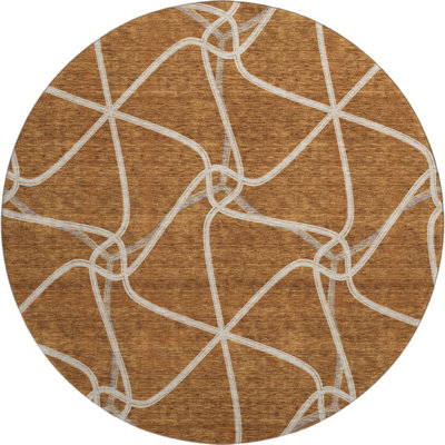 Premium Machine Washable Prisco Paprika Rug