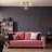 Pria 24"W Gold Leaf Shade Ceiling Light