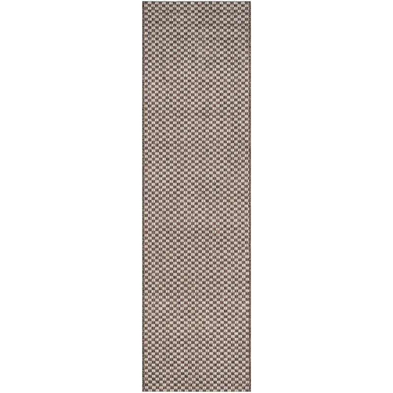 Tapis d'intérieur / extérieur à carreaux Dirks Performance, Tapis de couloir 2 pi 3 po x 12 pi
