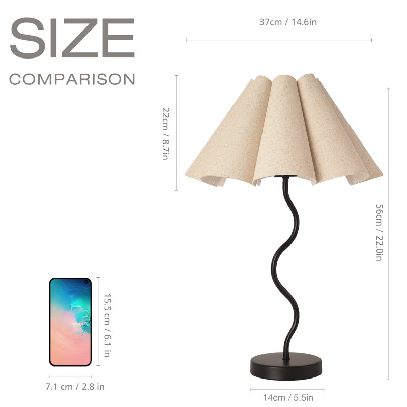 Lampe de table 22 po Petal