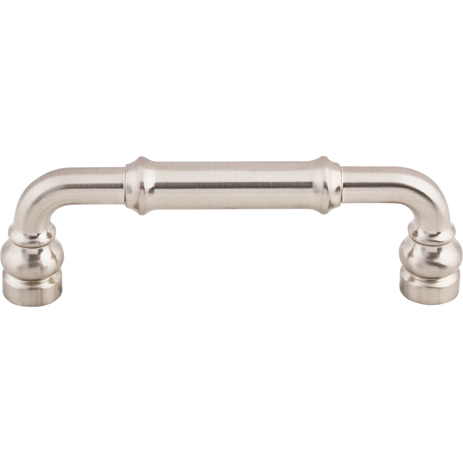 Brixton Bar Cabinet Pull, Brushed Satin Nickel, 3 3/4" Center to Center