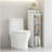 Bathroom Floor Cabinet, 5-Tier Narrow Bathroom Storage Cabinet, Mobile and No Installation Required, Perfect for Small Space Laundry Rooms, Toilet Areas and Living Room Gaps
