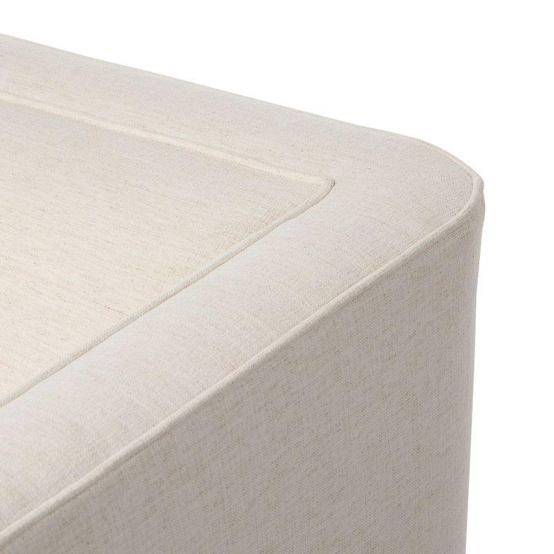 Phillip Swivel Chair-Delta Tweed, Nomad Snow Crypton Performance Weave