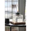 TIKI® Brand 4 Inch Table Torch Glass Faux Wood Brown