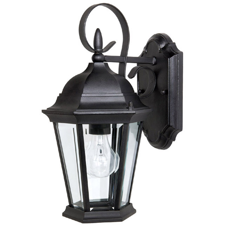 Carriage House Wall Light, Black