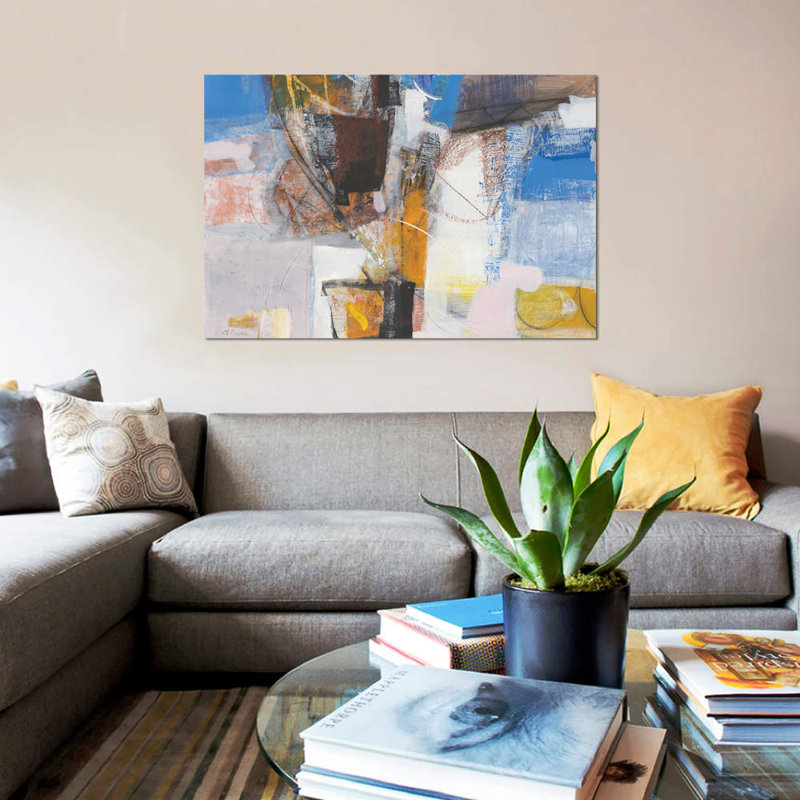 « vacanze », reproduction sur toile, H 18 po x l 26 po x P 1,5 po