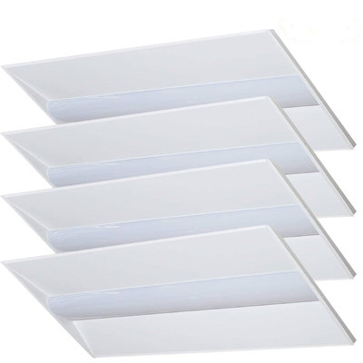 2X4 LED Troffer Centre Basket Panel Light 72/60/50/40/30W 9360LM 5 Colour Options 3500K-6500K Dimmable Recessed Drop Ceiling Lights,120-277V, ETL DLC