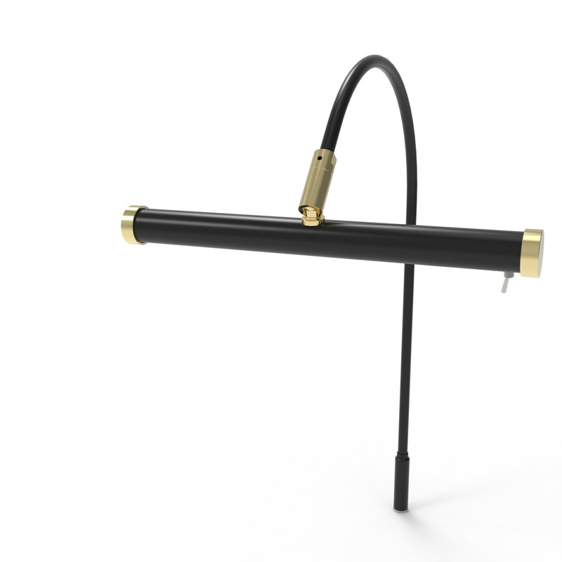 9'' Dimmable LED Frame Mount Picture Light, Black/Brass