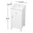 Alessandro 16.375'' Single Bathroom Vanity with Ceramic Top-48983023