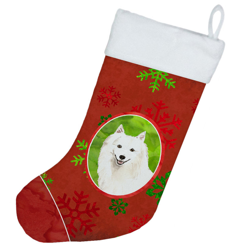 Chaussette de Noël, Spitz japonais