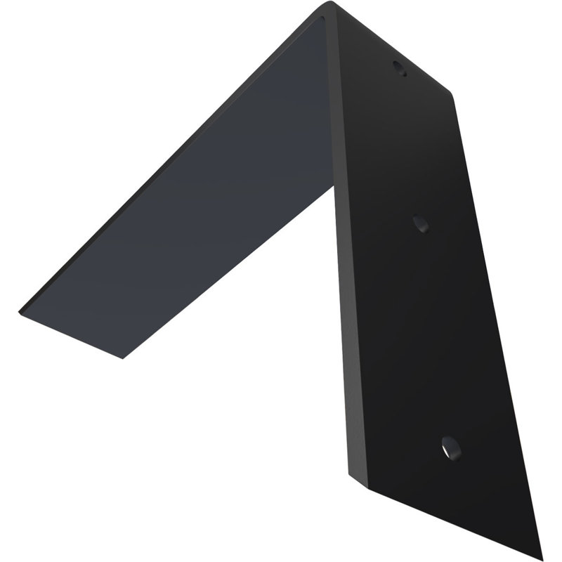 Support de comptoir en acier robuste, H 10 po x l 8 po x P 2,5 po