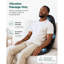 Coussin de siège en mousse à mémoire de forme avec chaleur, 6 moteurs, coussin de chaise