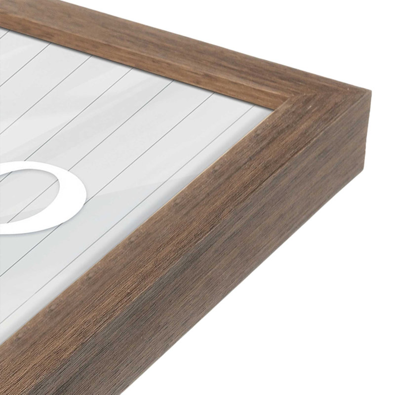 «Deer Hot Bath» par lettrage et doublure, Brown, 18 W x 24 H, Impression encadrée
