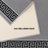 Custom Size Anti-Slip Machine Washable Low Profile Loop Pile Greek Key Border Gray Runner Rugs by Feet-706849416