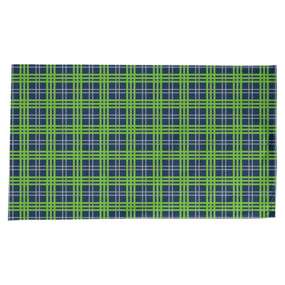 Plaid Cotton Blend Tablecloth