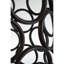 Antalya Glass Top Block End Table
