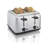 Hamilton Beach® Brushed Stainless Steel 4-Slice Toaster with Extra Wide Slots for Bagels, Shade Selector, Toast Boost, Slide-Out Crumb Tray, Auto-Shutoff and Cancel Button