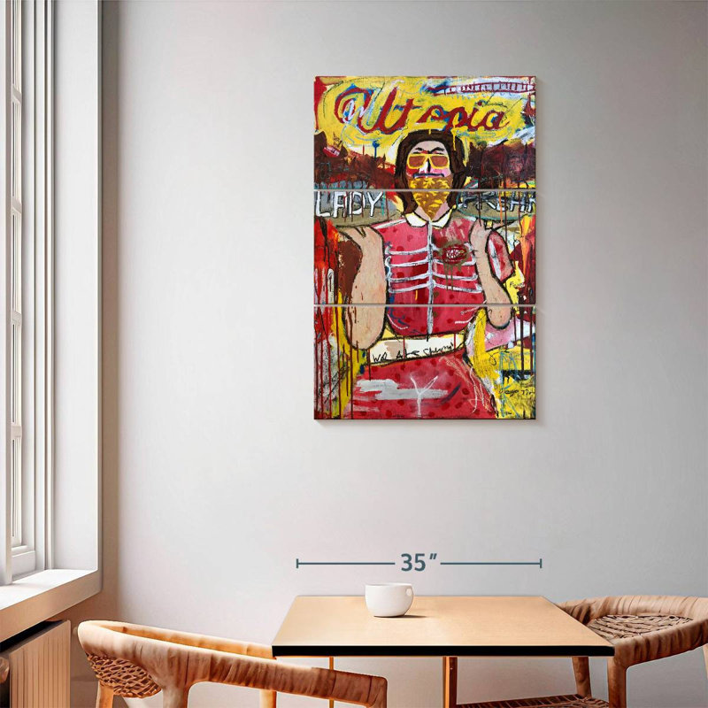 Leisha Utopia, 57" H x 36" W
