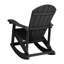 Chaise berçante Adirondack intérieure / extérieure en polyrésine Baltazar-69451638