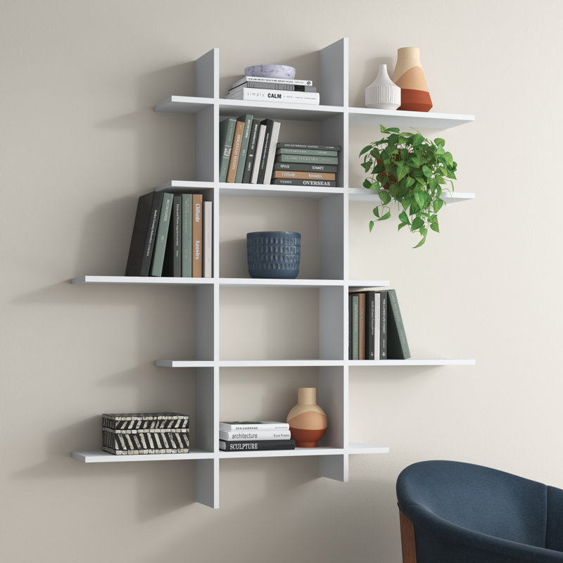 Scriven 5 Tier Accent Shelf, White