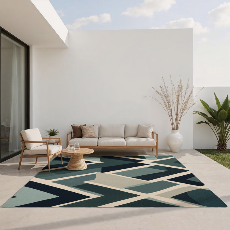 Dreamlit Tides Indoor And Outdoor Area Rug, Rectangle 8' x 10'