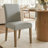 Danayla 4 - Person Dining Table Sets With 41.5'' Round Table & 4 Upholstered Linen Chairs-103707426