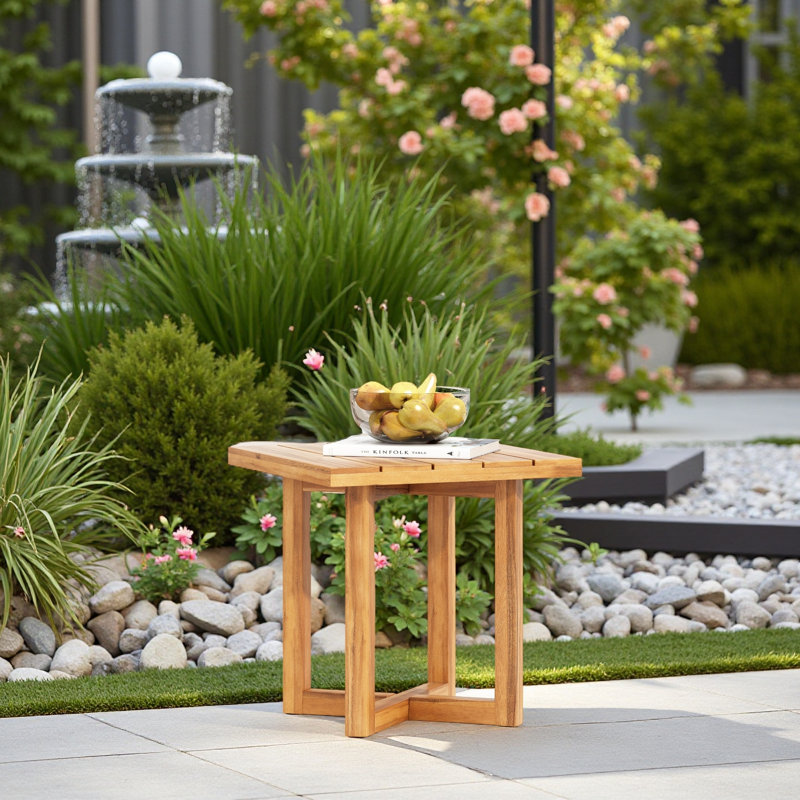 SQUARE SIDE TABLE, Yellow