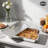 4" Stainless Steel Food Pans With Lid