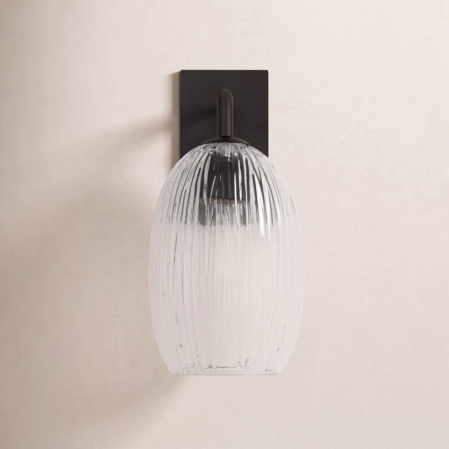 Wilmont Single Light Armed Sconce, Aged Iron