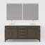 Ensemble de miroirs de salle de bain double 72 po x P 22 po Laurel-82319117-82319120