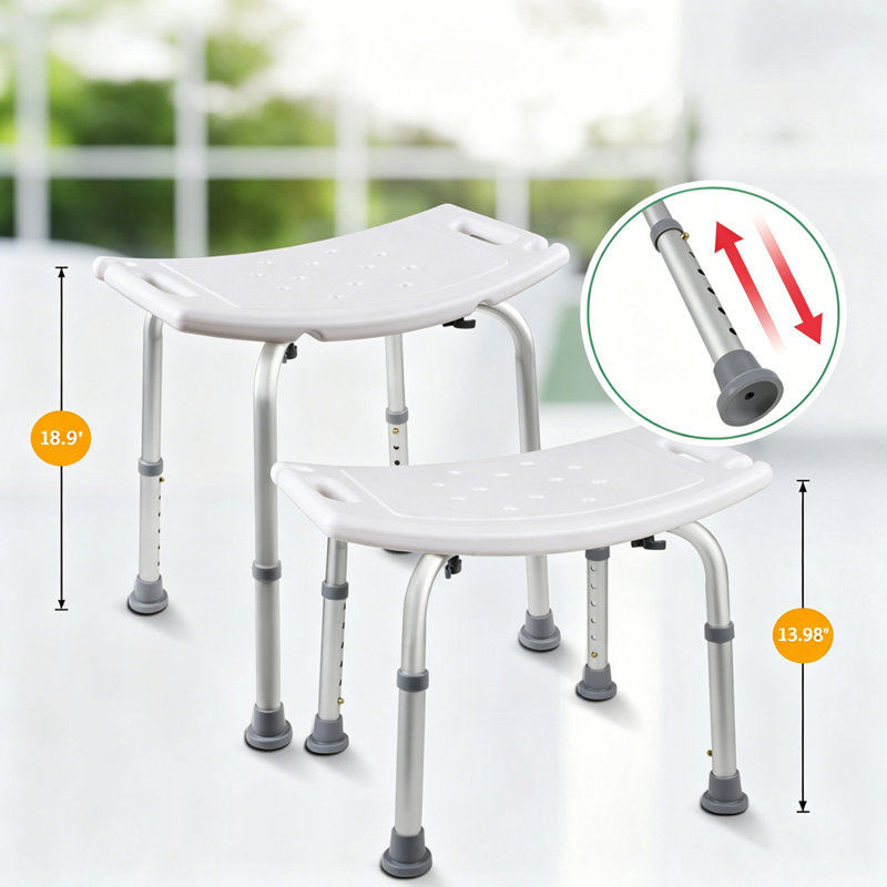 Height Adjustable Shower Seat