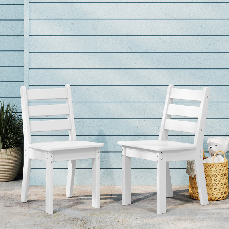 Chaise de salle à manger pour enfants, Blanc