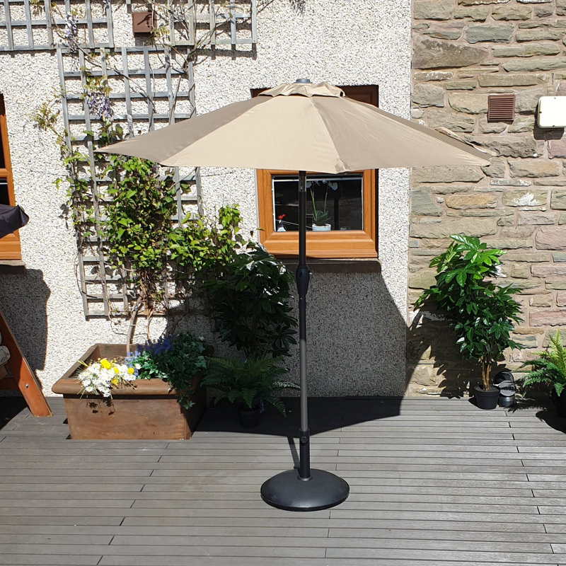 Rebeca 210cm Market Parasol, Taupe