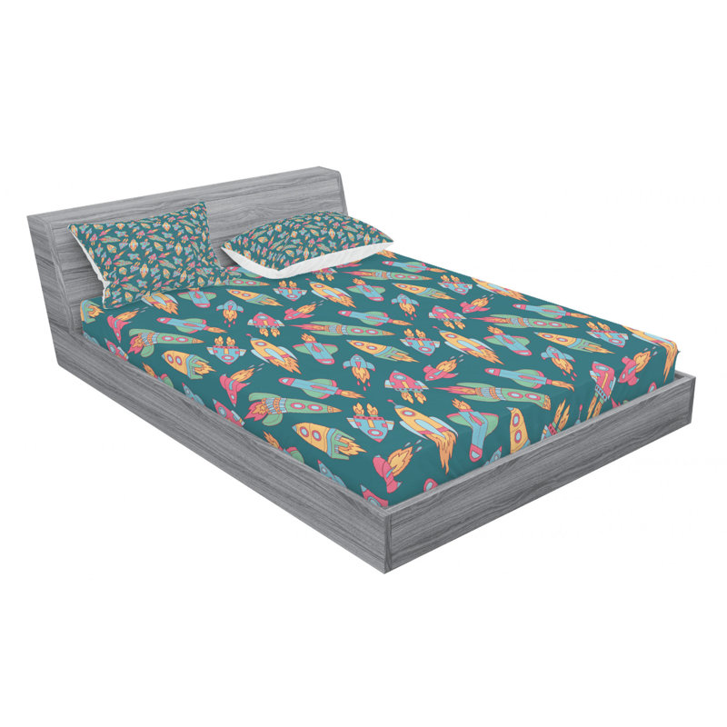 Microfiber Sheet Set, Full Sheet Set with Fitted Sheet