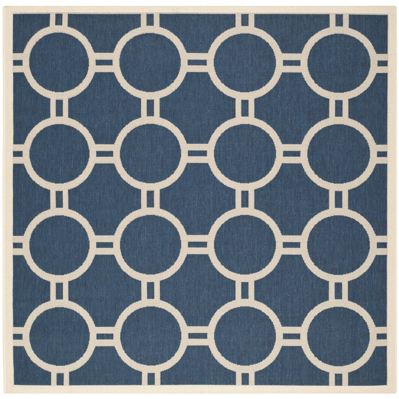 Sayden Performance Geometric Rug, Square 6'7"