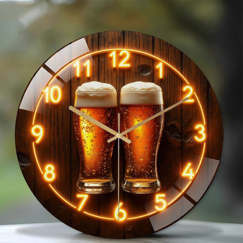 Horloge murale artisanale 12 po