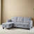 Velours gris clair est en rupture de stock