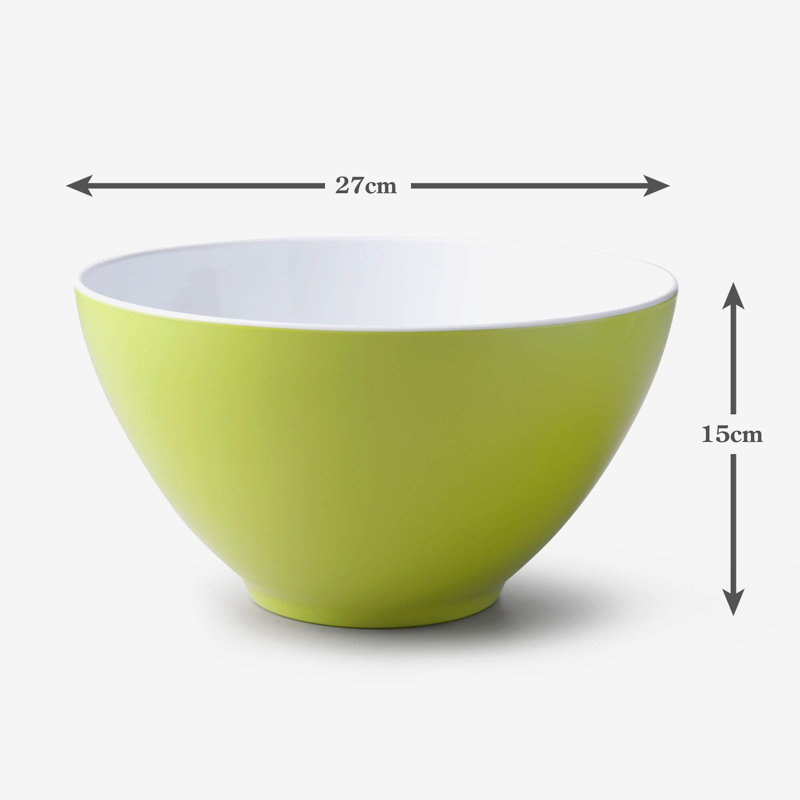 Zeal Melamine Salad Bowl, Lime