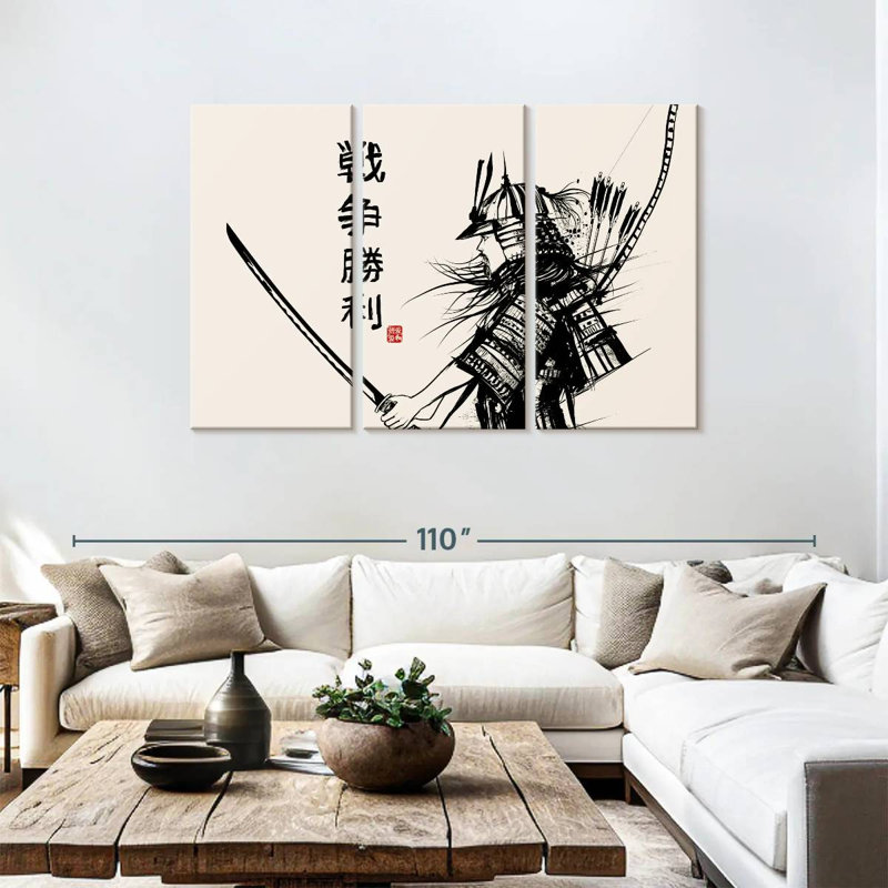 Leisha Samurai Devotion, 48" H x 74" W