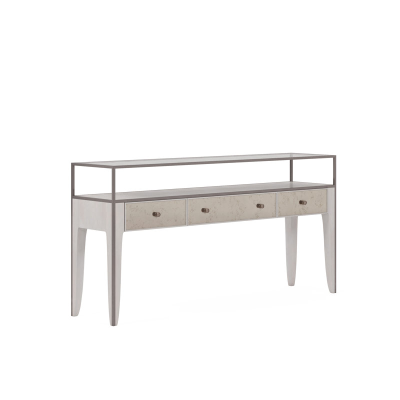 Mezzanine 66'' W Glass Console Table