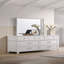 Miroir carré blanc-2072586638