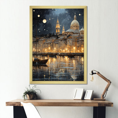«Luminous In Lyon City In France III», reproduction sur toile