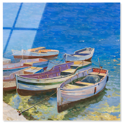 Lakeside Tranquility Canvas Transportation Print by Oliver Gal