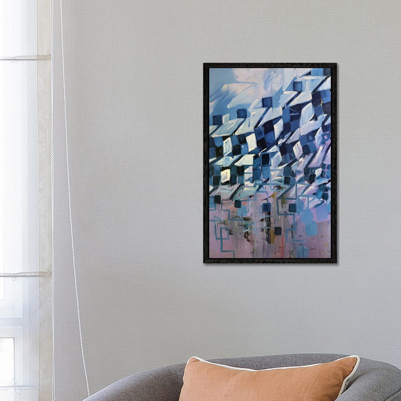 Winter Coat 1 Piece Painting on Canvas, 66.04 cm H x 45.72 cm W, Black Framed