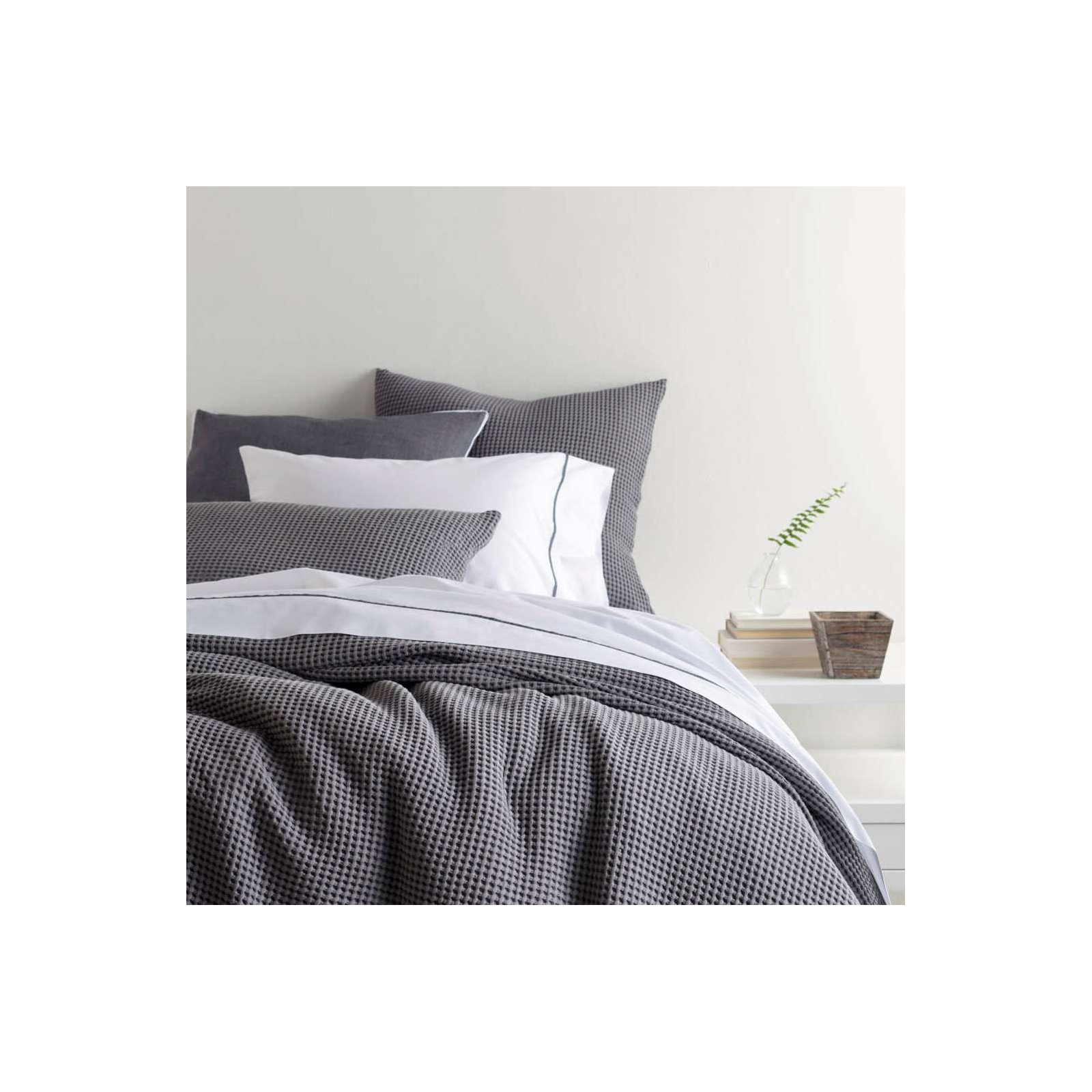 Bubble Matelasse Coverlet, King Coverlet, French Blue